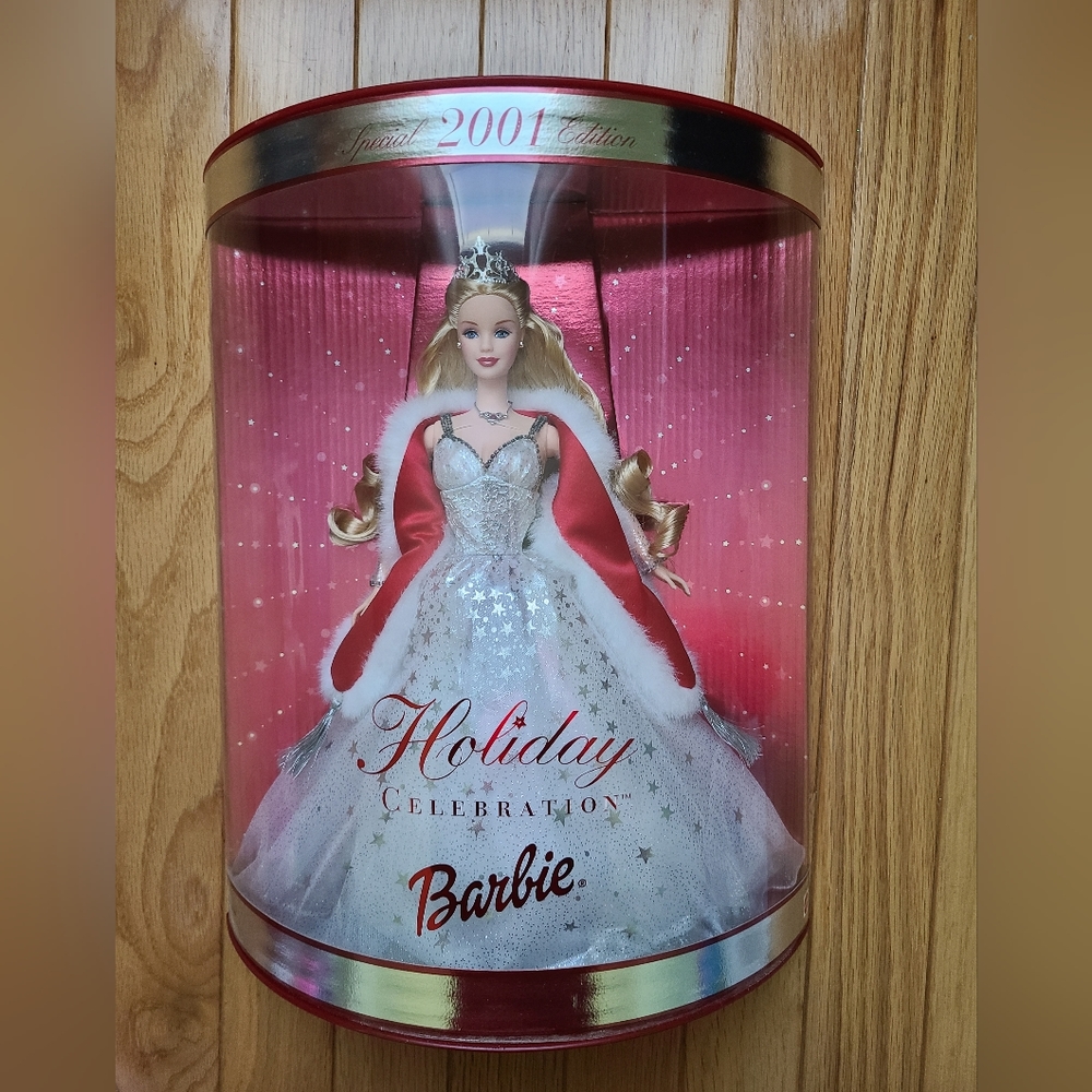 2001 Holiday Celebration Barbie Special Edition NRFB 50304 Mattel